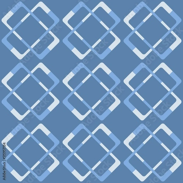 Fototapeta Simple abstract seamless pattern for decorating any surfaces and things.