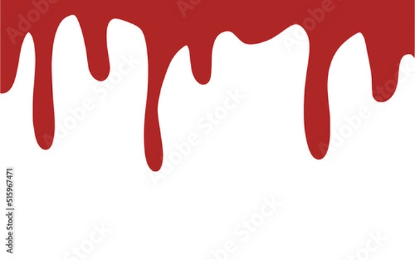 Fototapeta Dripping, drop, horror, splatter, ink, microbiology, retro, dead, blood, drops, Halloween, liquid, vintage, drip, scary, plasma, creepy, splash