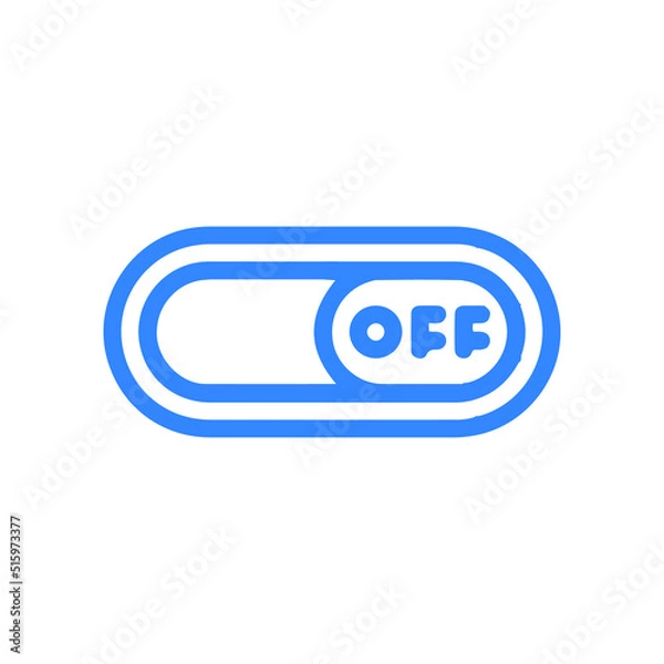 Obraz On or Off power switch icon