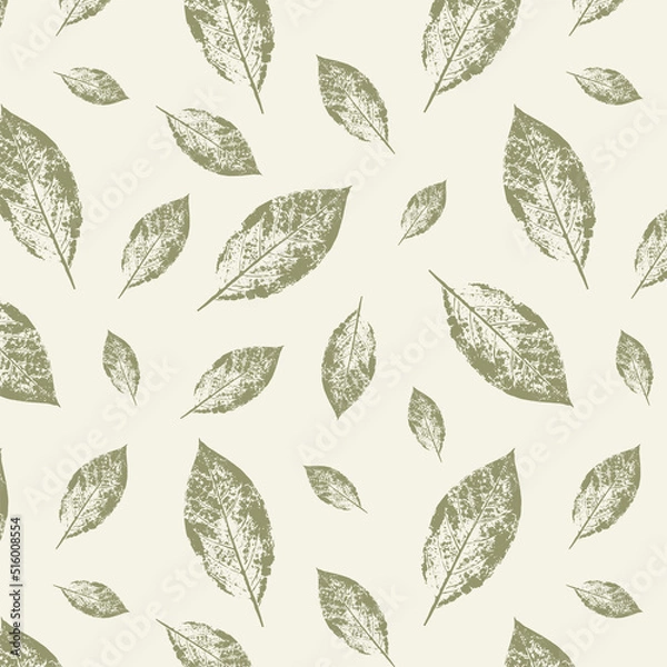 Fototapeta Leaf fall Seamless pattern Vector illustration