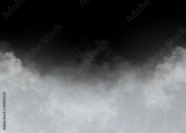 Obraz 湯気 雲 煙 背景イラスト