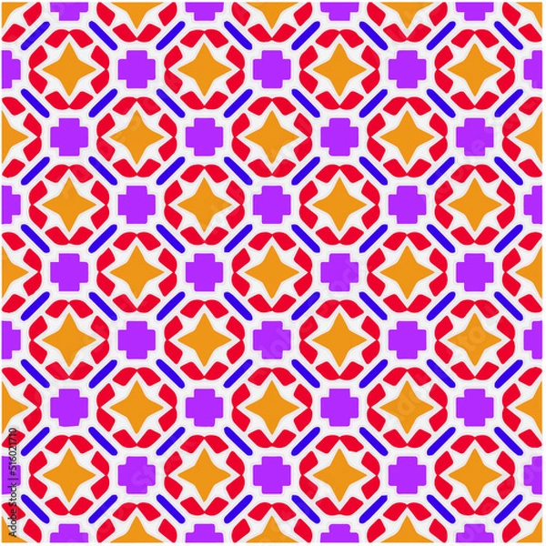 Fototapeta 

Abstract ethnic rug ornamental seamless pattern.Perfect for fashion, textile design, cute themed fabric, on wall paper, wrapping paper, fabrics and home decor.