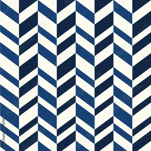 Fototapeta Geometric herringbone vector seamless pattern