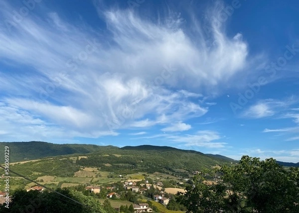Obraz Clouds on the mountain