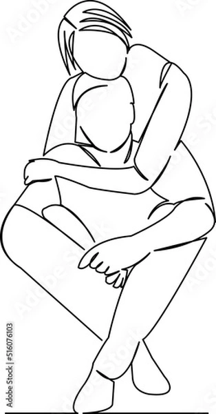 Fototapeta couple in love