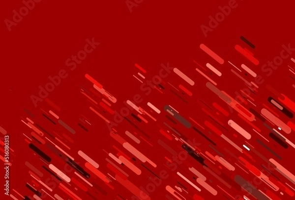 Obraz Light Red vector backdrop with long lines.