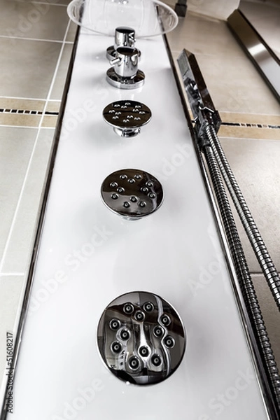 Fototapeta shower from the bottom