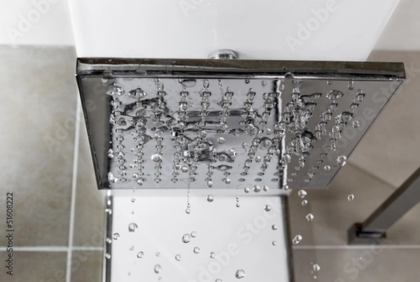 Fototapeta square shower