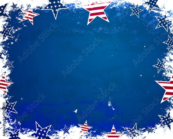 Obraz Vector Illustration of an Independence Day Design