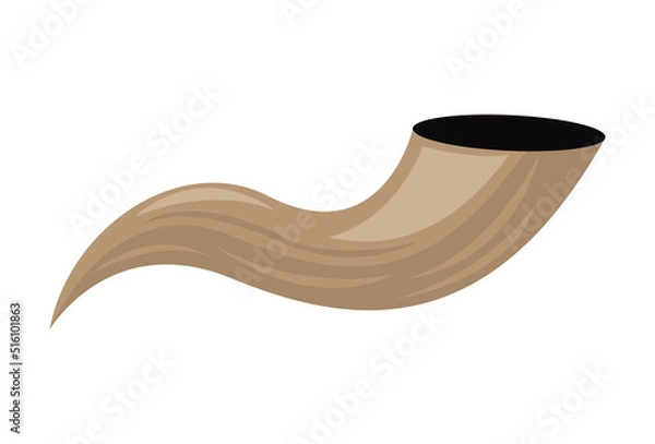 Obraz jewish wooden horn