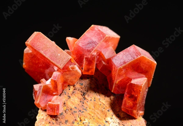 Fototapeta vanadinite hexagons