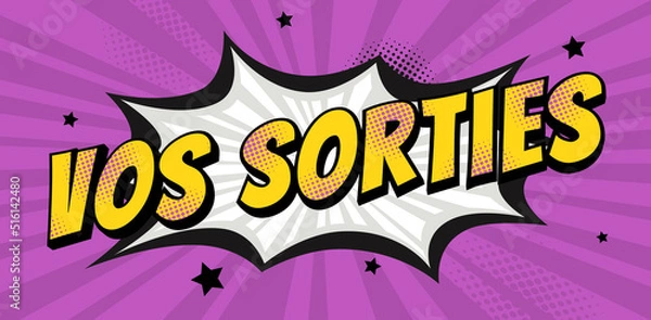 Fototapeta vos sorties dechir violet