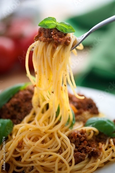 Obraz Delicious spaghetti bolognese