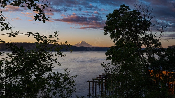 Obraz sunrise Mt Rainier