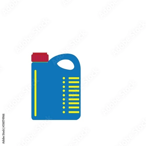 Fototapeta oil lubrycan bottles design illustration