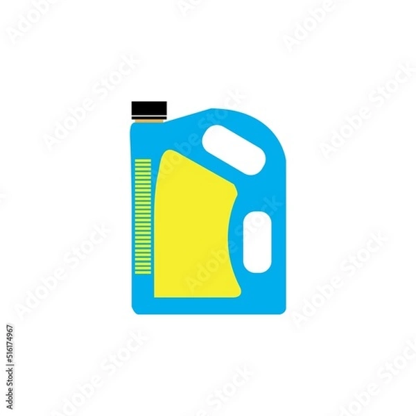 Fototapeta oil lubrycan bottles design illustration