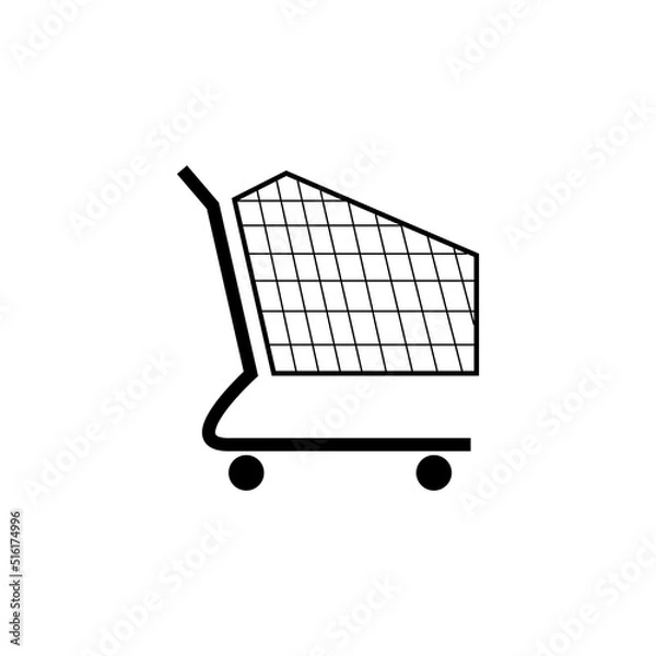 Fototapeta shooping cart design illustration