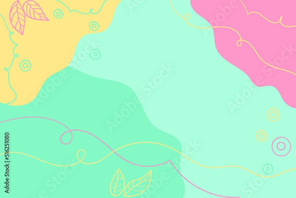 Fototapeta Hand draw background template