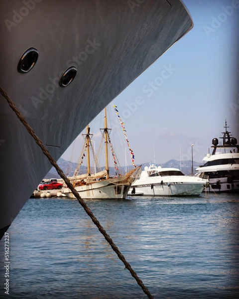 Obraz ship in the harbor