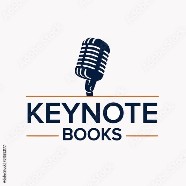 Obraz microphone logo design vector