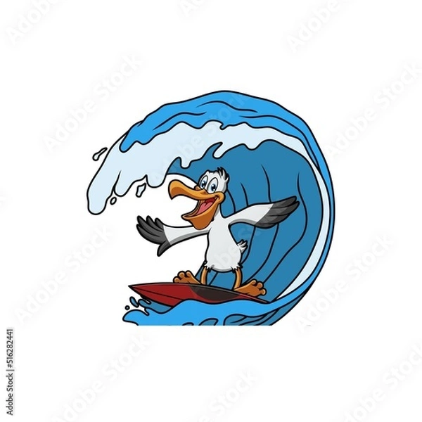 Obraz sea bird design vector illustration