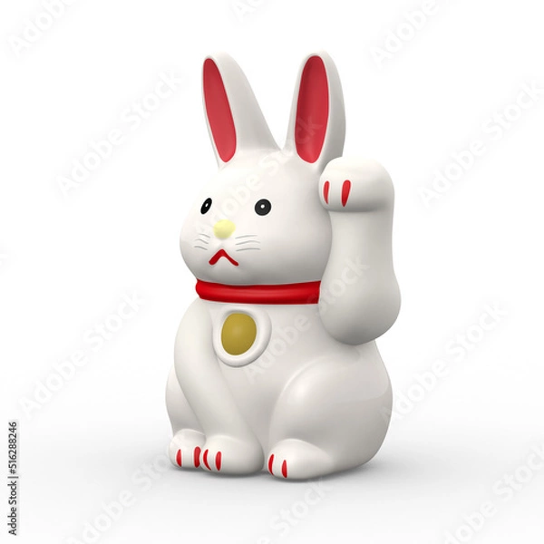 Fototapeta 招き兎