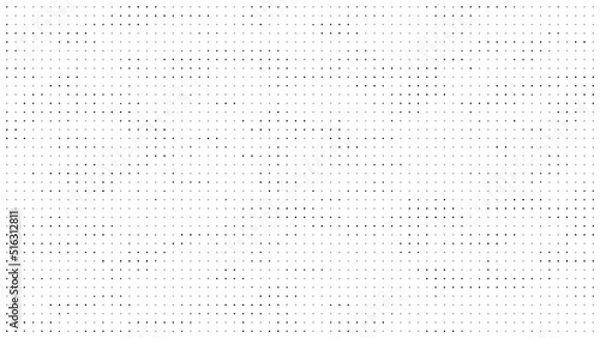 Obraz Abstract Flicker Dot Mini LED Screen Digital Technology Pattern Black And White Overlay Background