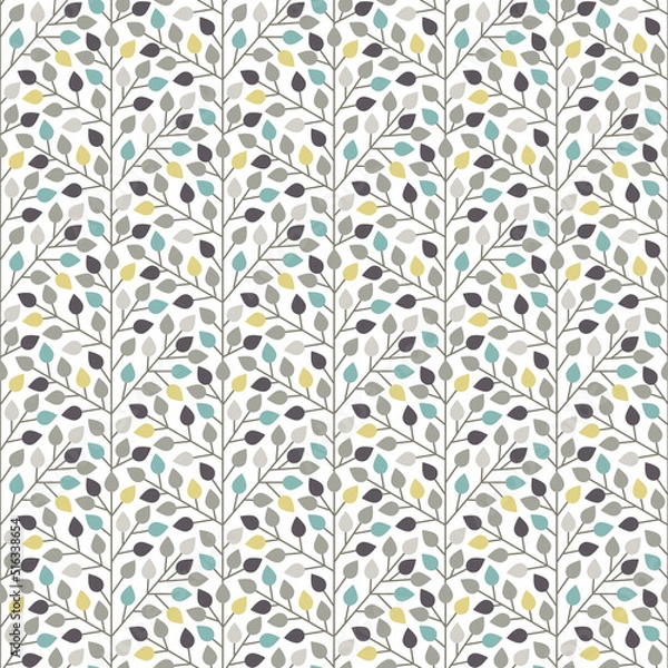 Fototapeta Seamless background from trees