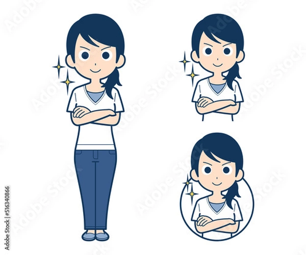 Obraz 自信満々な主婦