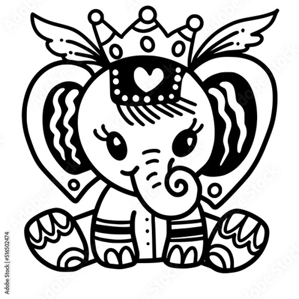 Fototapeta Cute Elephant