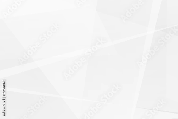 Obraz Abstract white and grey on light silver background modern design. Vector illustration EPS 10.