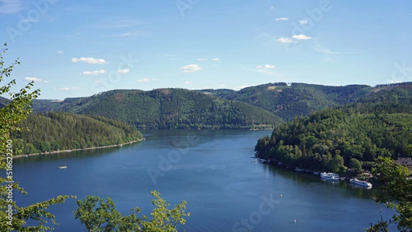 Fototapeta Hohenwarte-Stausee