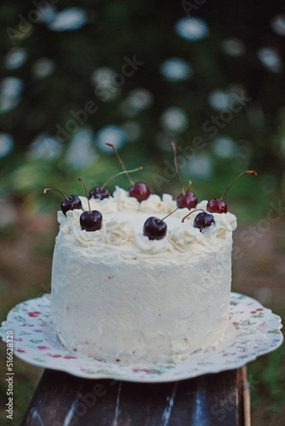 Obraz cake with cherry