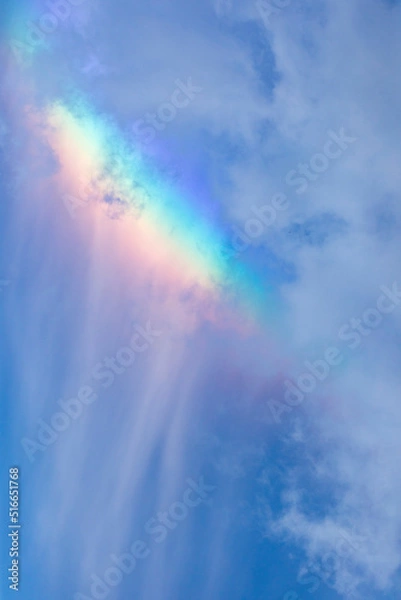 Fototapeta Clouds with the Rainbow