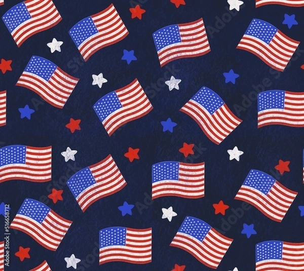Obraz american flag background