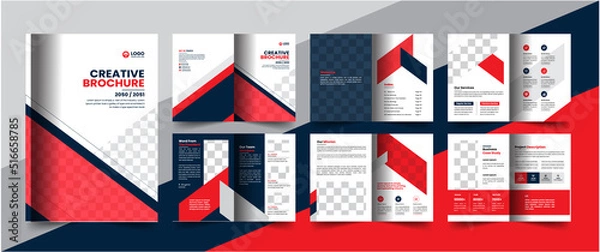 Fototapeta corporate company profile brochure annual report booklet business proposal layout concept design
