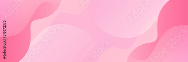 Fototapeta Pink abstract banner background. Vector abstract graphic design banner pattern background template.