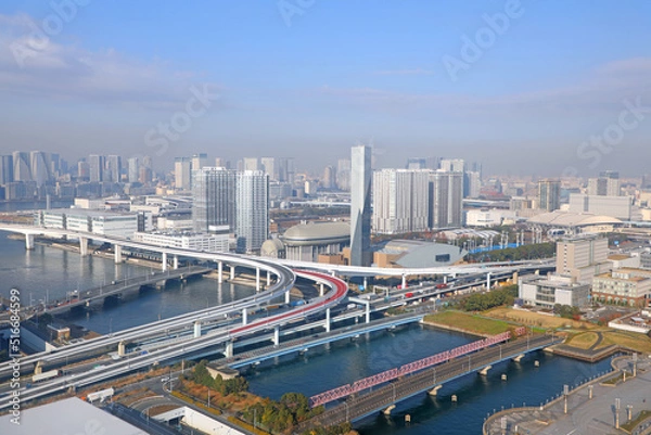 Obraz お台場の街並み