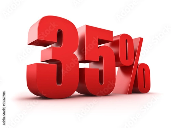 Fototapeta 35 Prozent