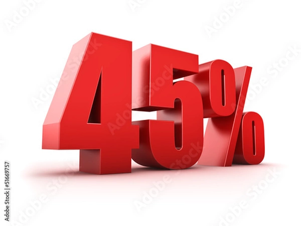 Fototapeta 45 proc