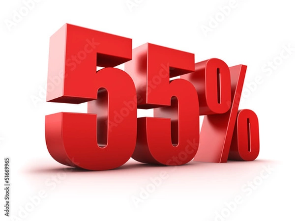Fototapeta 55 Prozent