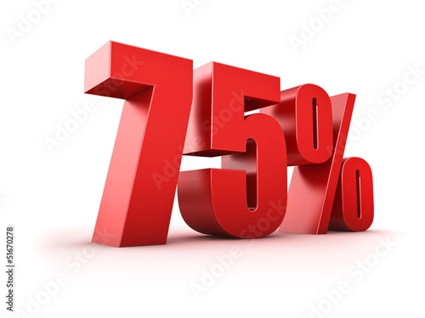 Fototapeta 75 Prozent