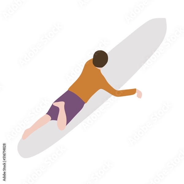 Obraz 여름 휴가 물놀이 일러스트 벡터 소스