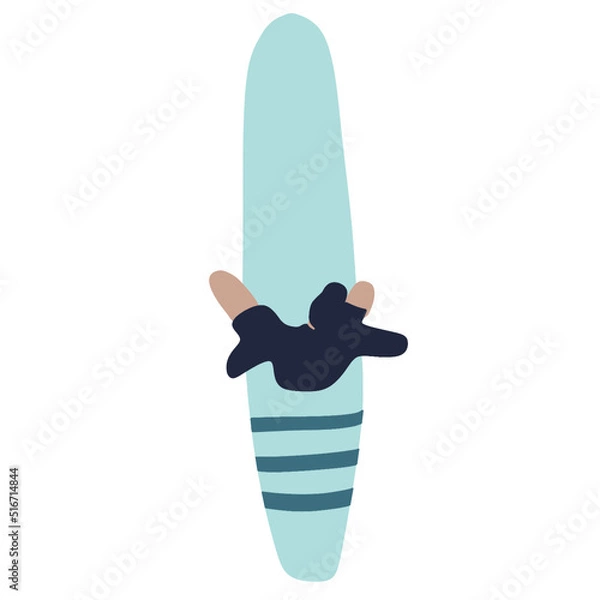 Obraz 여름 휴가 물놀이 일러스트 벡터 소스