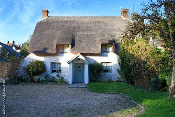 Obraz Thatched cottage dorset