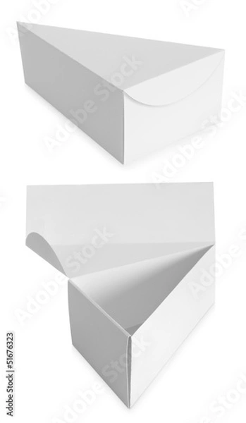 Fototapeta white Package Box for products