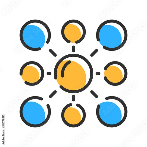 Fototapeta Page way icon. Web page navigation concept. Vector illustration concept