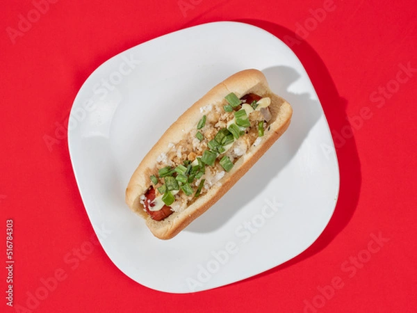Obraz Hot Dog estilo Japonés