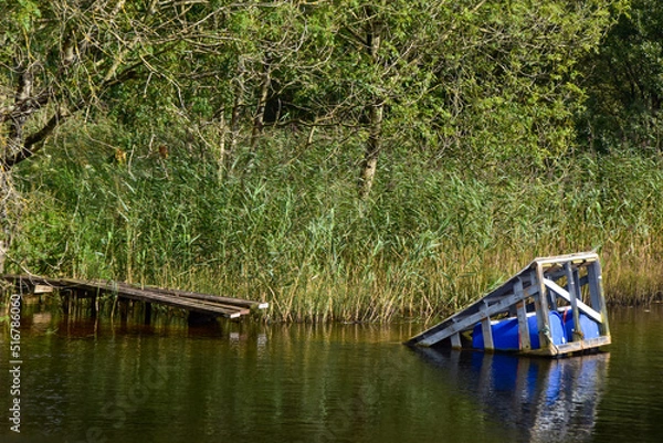 Fototapeta Along the Corribe river in Galway on the west coast of Ireland