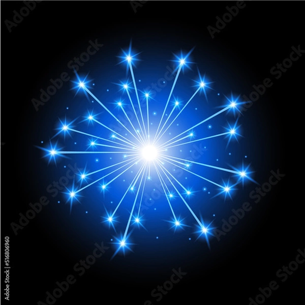 Fototapeta Firework lights